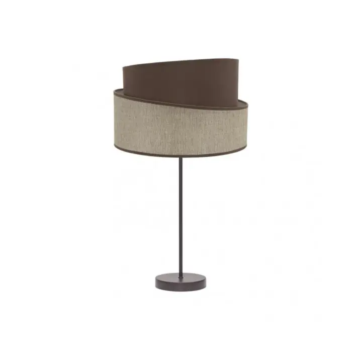 Fabrilamp - Sobremesa Alto Hara 1xe27 Marron/marron 66x35x35 Cm - 1