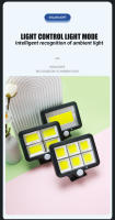 Luz Solar Recargable Con Sensor De Movimiento Exterior 1/4/6 COB Luz De Pared Impermeable Emergencia Calle Jardín Porche LED - details 8