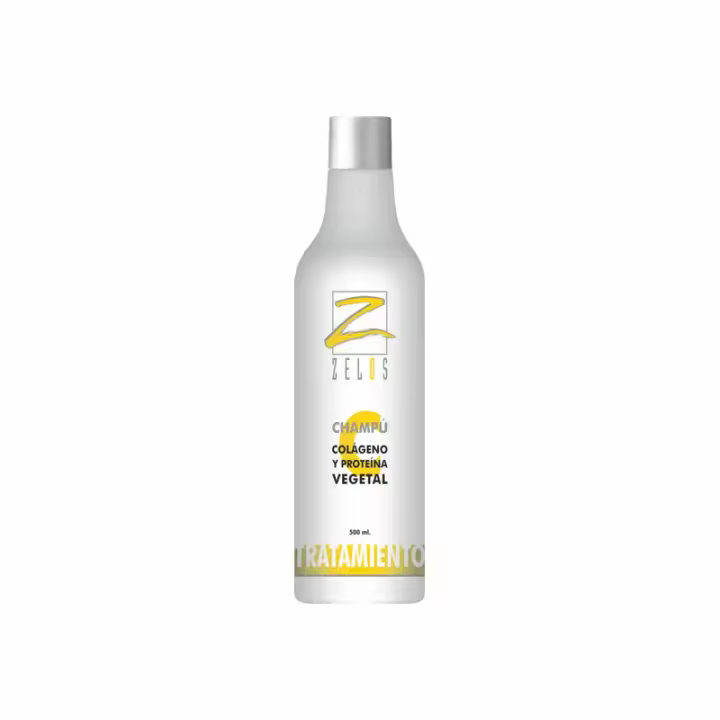 Zelos Champú de Tratamiento Volúmen con Colágeno y Proteína Vegetal 500ml - 1