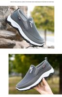Zapatos De Tela Para Hombre Verano/Otoño Transpirables Antideslizantes Con Suela Suave Y Cómodos Zapatillas Casuales De Caña Baja Material Superior PU - details 12