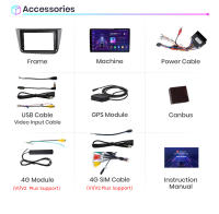 Junsun AI Voice Car Radio Stereo For Seat Altea 2004 2005 2006 2007 2008 2009 2010 2011 2012-2015  Car Auto Radio Built-In Wireless Carplay For Apple & Android Auto Automotive Multimedia Touch Screen 360 camera Car Intelligent Systems With GPS Navigation - details 24