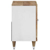vidaXL Armario de lavabo para baño madera maciza de mango 62x33x58 cm - details 2