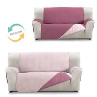 Protector Reversible Bicolor para Sofá y Sillón   Ideal para Mascotas  Funda Acolchada y Lavable - details 2