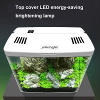 Acuario De 5L Con Bomba Silenciosa Y Lámpara LED Para Oficina Y Hogar Sin Necesidad De Cambio De Agua Ecológico Para Pequeños Peces - details 0