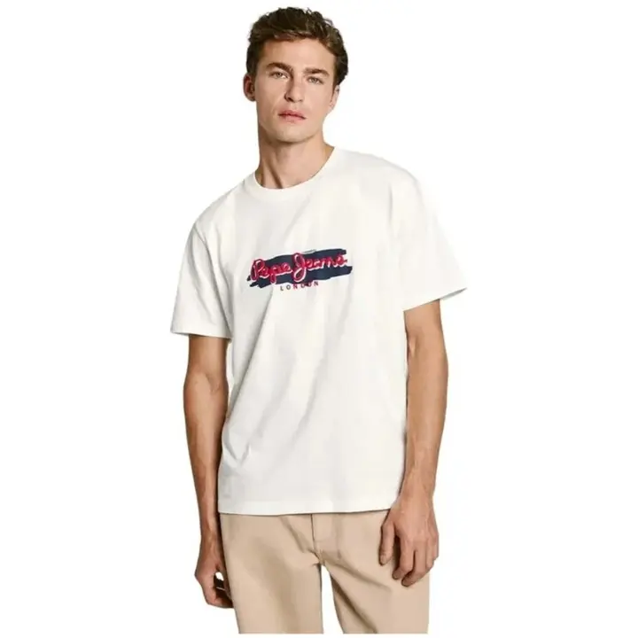 Camisetas marca Pepe Jeans modelo Pm509713-803 para hombre en color blanco - 1