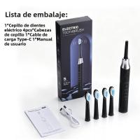 Cepillo De Dientes Eléctrico Con 6 Modos Y 4 Cabezas De Repuesto Ultrasonido Limpieza Oral Recargable USB Impermeable Para Adultos - details 22