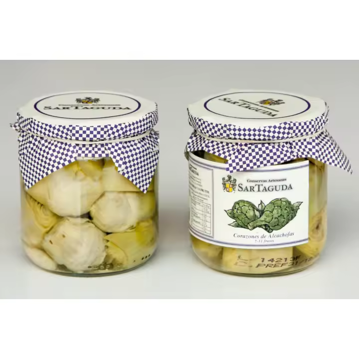 Alcachofas: La Mejor Alcachofa Cocida en Conserva de Bote 600g 16 - 20 Frutos - Pack 3 Unidades - 1