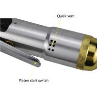 Destornillador Pneumático De 1/4 Pulgada Con Mango Recto 9000 RPM Herramientas Aireadas Para Instalación De Muebles/Reparación De Electrodomésticos - details 2