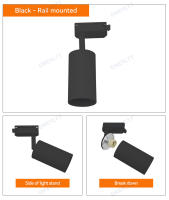 Lámpara De Techo LED Rotativa 360° Surface Mounted Blanco Negro Oro Cobre 6W GU10 Reemplazable Spot De Pared Luz De Ambiente Moderna Para Cocina Comedor Dormitorio Foyer Estudio Baño - details 10