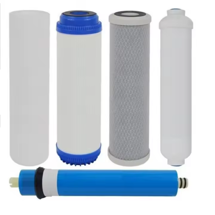 FILTROS OSMOSIS  KIT 4 CARTUCHOS + Membrana 50GPD RO Ósmosis Inversa Doméstica Estándar - BIG HOME GOODS - 1