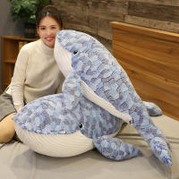Gran Juguete De Peluche Tiburón Azul De Dibujos Animados Nuevos 150cm Animal Suave Para Bebés Cojín De Pez Ballena Regalos De Cumpleaños Para Niños - details 3