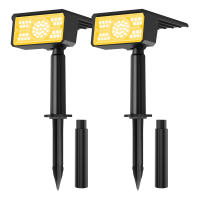 Lámpara Solar Exterior IP65 49LEDs 1pc Luz De Jardín Solar 3000K/6000K Farol Solar Para Pared Control Remoto Dimmer Incluido - details 7