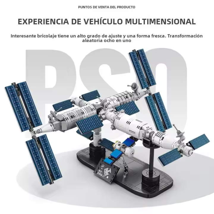 Bloques De Construcción Tiangong Estación Espacial Manned Modelo De Artesanía Para Niños Regalo De Cumpleaños Decoración De Espacio 1069 Piezas - 1