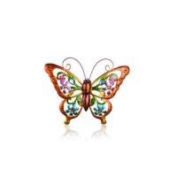 2 piezas de metal mariposa pared decoración gran mariposa pared arte inspirada N hueco mariposa pared esculturas para interior exterior dormitorio Oficina jardín decoración - details 3