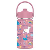 PORCHEDDU Botella Termo de Agua para Niños de Acero Inoxidable 350ml (20 Diseños) mantiene El Frio y el color- Térmica Reutilizable | Sin BPA | Keeps 24H Frio / 12H Caliente | Termo y Hermética - Doble Pantalla a Prueba de Fugas (TK350 1099 F6 D7) - details 2