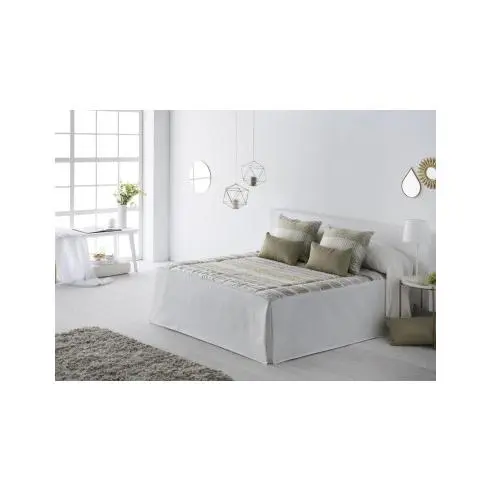 JVR Colcha Edredón Frida Blanca | Estilo Elegante y Sofisticado - 1