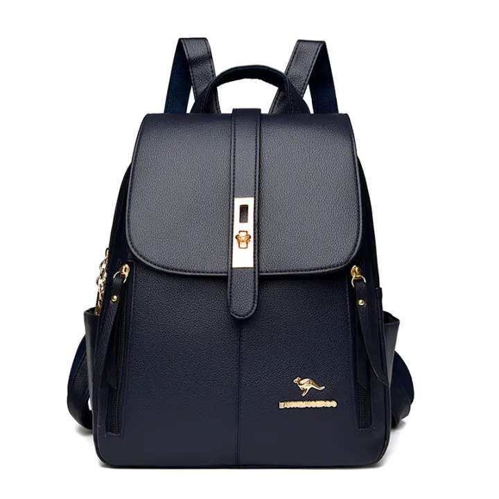 Mochila de mujer de gran capacidad, Modern Y versáthil, informal, simple, estilo retro, tipo Bandolera, para Comercio Exterior - 1