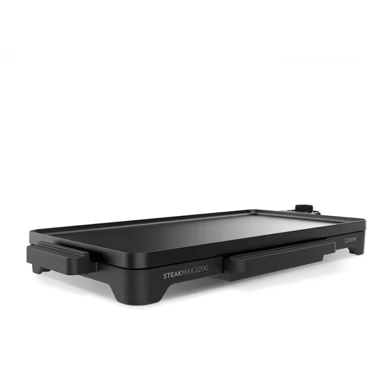Taurus Steakmax 2200 - Plancha de asar 2200 W. Superficie 49x27cm revestimiento antiadherente MTA93106 - 1
