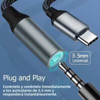 Adaptador De Audio USB Tipo-C a Jack 3.5mm Para iPhone 15 16 pro Max Plus/iPad pro 11 13 Air 11 13 Mini 6 7 Convertidor De Auriculares - details 3