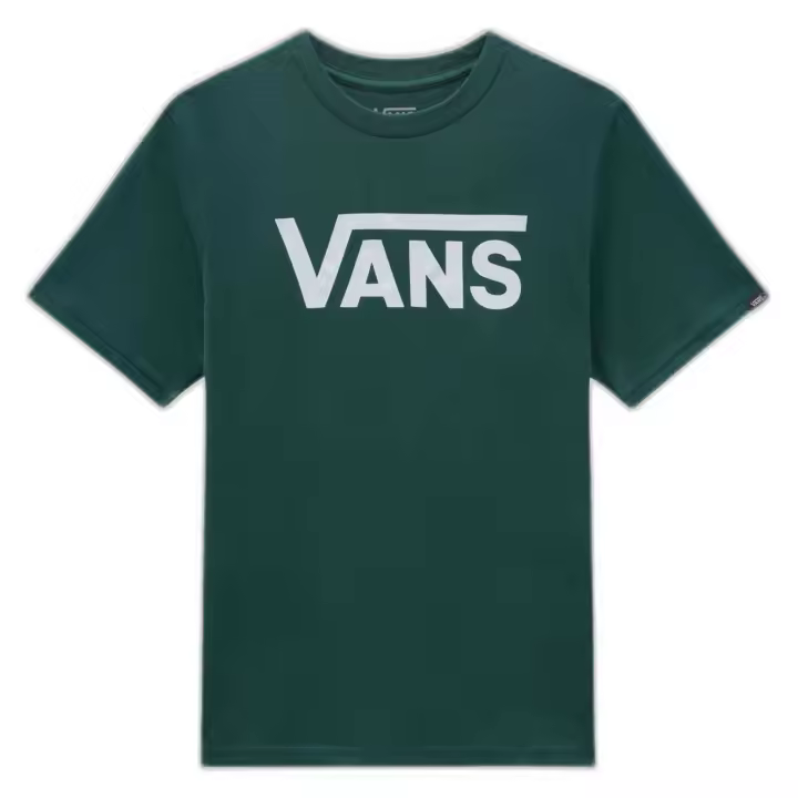 Camiseta de Manga Corta Vans  para niños en color verde - 1