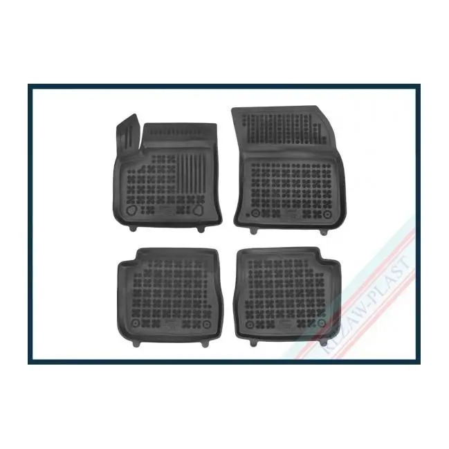 Rezaw Plast Alfombrilla caucho 3D premium  Citroen E - C4 III electric version  2020 -  Peugeot e- 2008 II electric version (BeV)  2019 -  REF: 201240 - 1