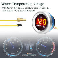 Gauge De Temperatura De Agua 52mm Para Coche Muestra Digital Con Sensor De Temperatura Y Alarma Pantalla LED 9-36V - details 3