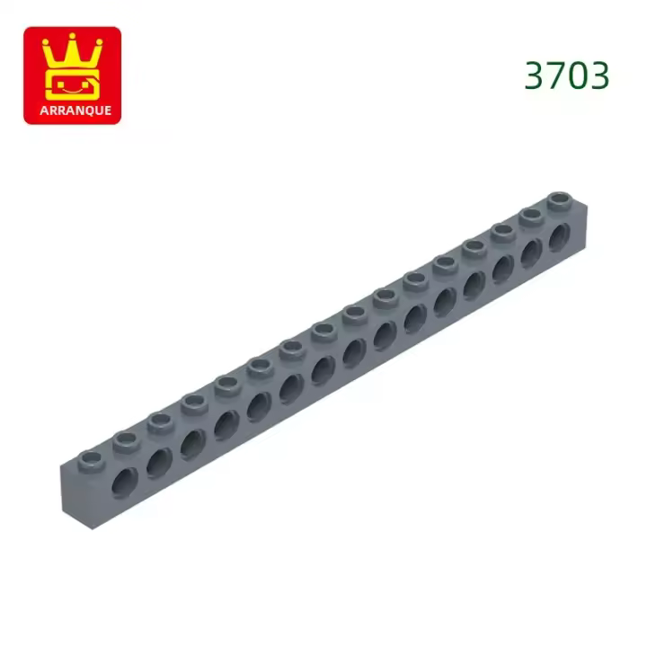 Wange 18Pcs Lotes De Bloques De Construcción Gruesos 3703 1x16 Agujeros Compatible Con Juguetes De Bloques De Caja Regalo Para Niños Accesorios MOC - 1