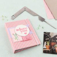 Herramienta De Cubierta De Libro 5-en-1 En Acero Inoxidable Para Marcado De Libros De Scrapbooking Regla Y Guía De Talla Para Cuaderno Y Álbum - details 9
