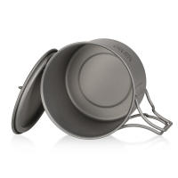 Taza De Camping De Titanio Portátil Con Mano Doblada Adecuada Para Picnic Tamaño 300ml / 350ml / 450ml / 550ml / 650ml / 750ml - details 5