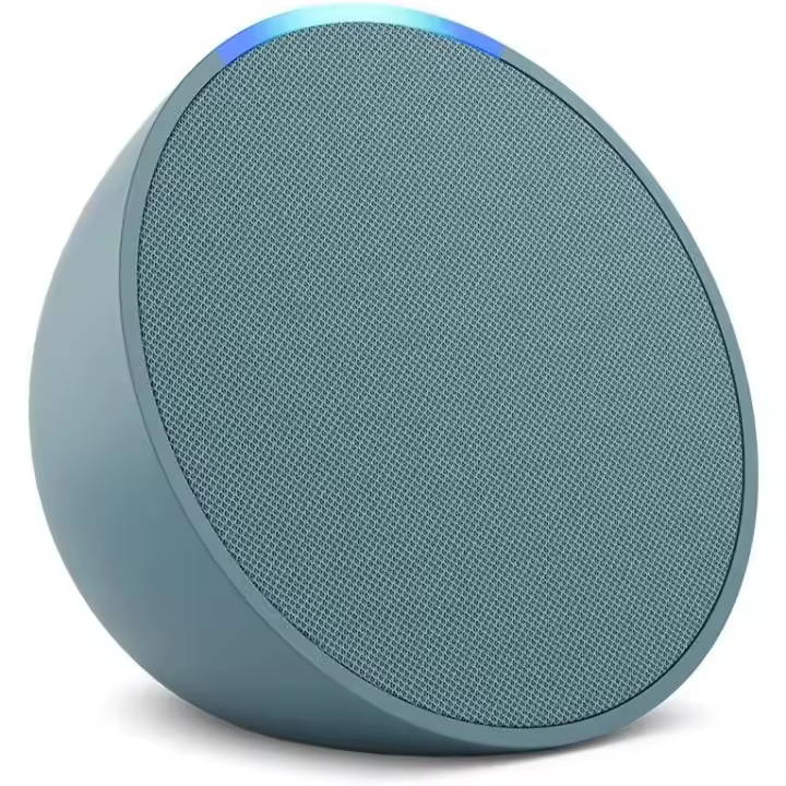 Echo Pop Amazon, Altavoz inteligente wifi y Bluetooth con Alexa, de sonido potente y compacto, Antracita, Blanco, Lavanda. Verde Azulado - 1