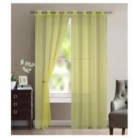 Cortina de visillo estampada brillo  translucido 100% poliéster para salón y dormitorio.140x260cm.1 panel. - details 6