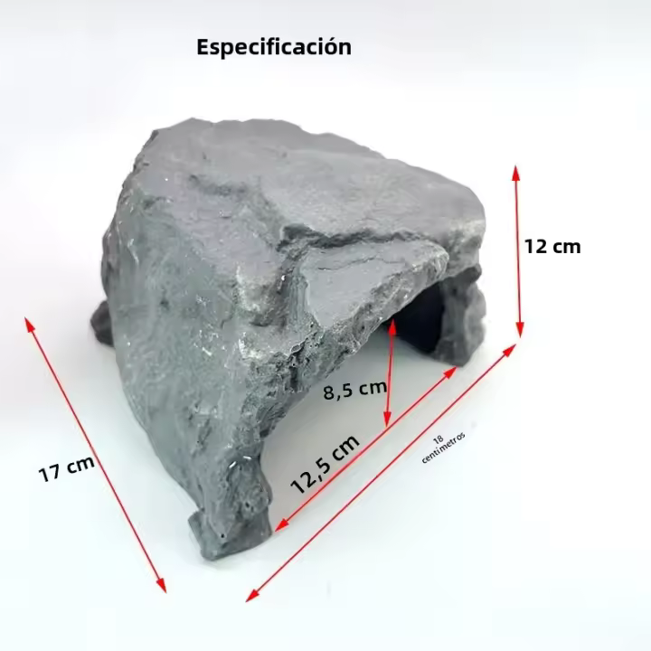Nueva Decoración De Acuario Resina Ornamento De Pecera Artificial Accesorios Para Terrario De Reptiles Y Tortugas - 1