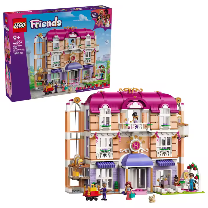 LEGO® 42704 Friends Gran Hotel de Heartlake City de Juguete con Animales - 1