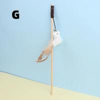 Nueva Juguete Para Gatos Palillo De Madera Con Plumas Y Campana Juguete Interactivo Para Mascotas Divertido Y Estimulante Para El Comportamiento De Los Gatos - details 11