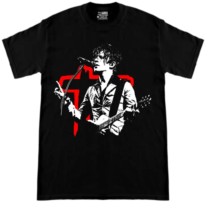 Camiseta Negra Manga Corta Banda Francesa New Wave Algodon Indochine Unisex Musica Rock - 1