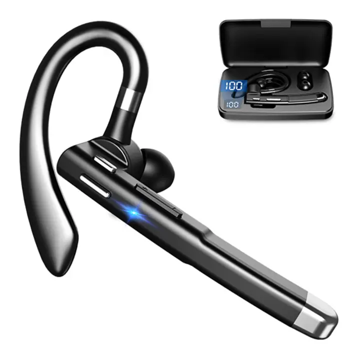 Auricular inalámbrico Bluetooth, auricular inalámbrico Bluetooth 5,1 with estuches de Carga, para conducir en La Oficina - 1