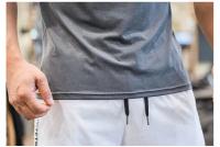 Sudadera De Carrera Para hombreQuick Drying Muscle Shirt Con Capucha Corta Para Gimnasio Y Entrenamiento Deportivo - details 19