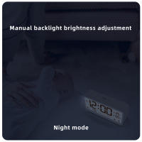 Reloj Digital 8001-EN Con Mostrador De Temperatura Humedad Y Alarma De Doble Modo Visualización De Día Semana Y Mes - details 17