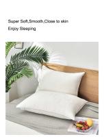 Almohadas De Seda Mulberry 48x74 Con Relleno De Seda Natural 1100 Gramos Anti-Moho Suaves Y Fluffy Para El Cuello Y El Sueño - details 0