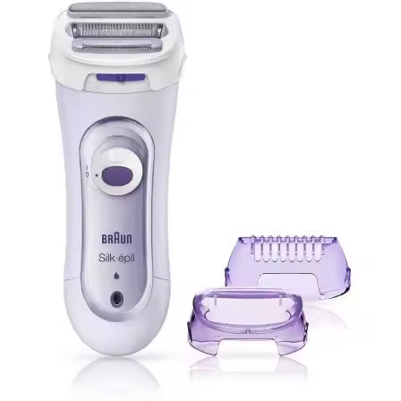 Braun Silk-épil Lady Shaver Ls 5560 - Afeitadora Femenina Recargable Con Cabezal Redondeado y Recortador de Bikini - 1