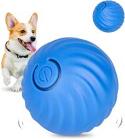 Bola Interactiva Inteligente Para Perros Juguete Rotativo Y Saltar Automático Borrable Recargable Por USB Material De Goma - details 0