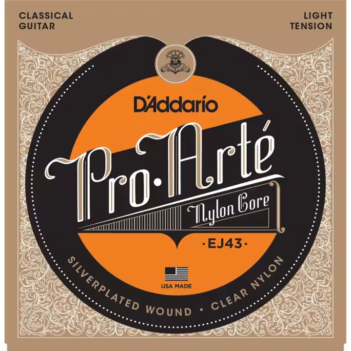 CUERDAS GUITARRA CLASICA-D'addario (EJ/43) Pro/Arte Suave (Juego Completo) - 1