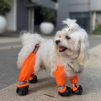 Zapatillas Ajustables Para Perros Con Resaltos Reflectantes Impermeables Protección Para Patas De Pequeños Perros De Niña - details 5