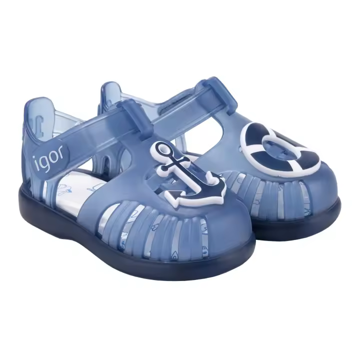 Shoes Playa O Piscina marca Igor modelo S10249-063 Tobby Nautico  para niños en color azul - 1