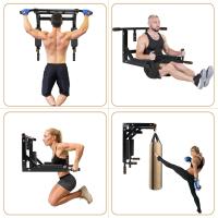 ALLINLIFE Barra dominadas pared dips Entrenamiento múltiple Máquina de dominadas Barra de dominadas multifuncional pull up Carga máx.130 kg - details 5