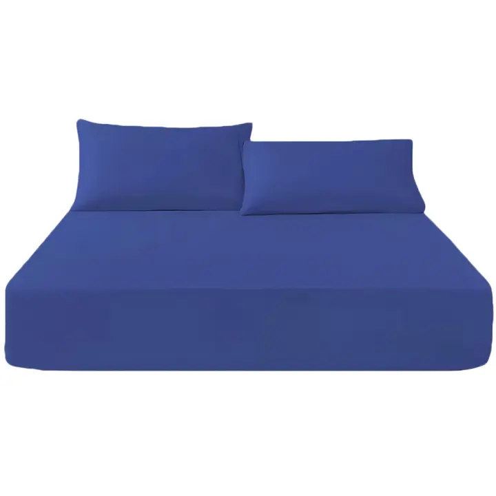 KYTZIAS - Sábana Bajera Ajustable de 50% Algodón Extrasuave. Bajera lisa de hasta 200 cm y colchones alto 30 cm. No se incluye fundas de cojín. Bajera para cama de 90,105,135 y 150 cm. Gran gama de Colores. - 1