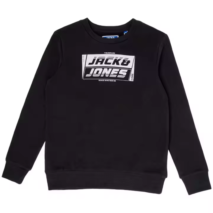 Sudadera marca Jack & Jones modelo 12247852-Black para niñ@ en color negro - 1