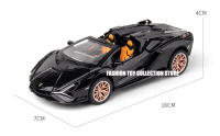 Modelo De Coche De Luxo Lambo Lightning Roadster 1:32 En Escala Con Sonido Y Luz Juguetes De Decoración Para Niños Coche De Metal Diecast De La Serie Fast & Furious - details 5