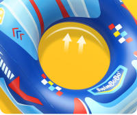 Anillo de natación para bebés, juego acuático para niños, anillo de natación inflable, nuevo anillo de natación para axilas con forma de barco y coche deportivo - details 14