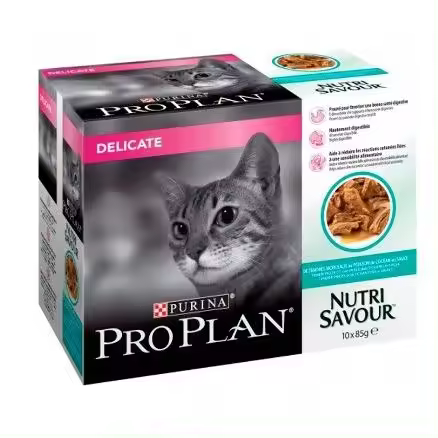 Pro Plan Delicate Sobre de Pescado del Océano para Gatos  Alimento húmedo para Gatos - 1